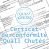 Certificat de Conformité Quali Chutes de la Chute n°57887